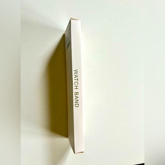 Watch Band Top-Grain Leather Band Strap w/ stainless steel clasp light gray - Picture 3 of 3